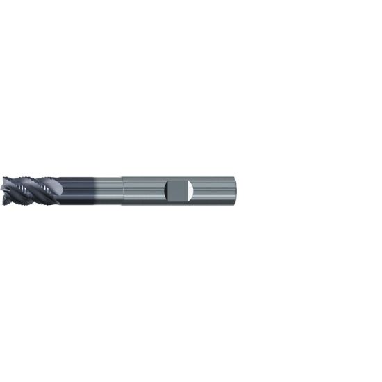 Picture of EMUGE 2875A.0625 DIA 5/8 SH 0.6250 LOC 0.8750 OAL 4.2500 End Mill Carbide TiAlN Single End Square Sharp Multi-Cut