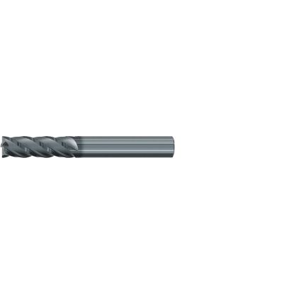 Picture of EMUGE 2996L.0625 DIA 5/8 SH 0.6250 LOC 2.2500 OAL 5.00 End Mill Standard Flute Variable Helix Carbide AlCrN Single End Square Sharp Top-CUT VAR