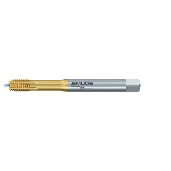 Picture of EMUGE B523W700.0060 Tap Mod Bottom M6-1.00MM 6H Metric DIN/DIN Coolant HSSE-Powder Metal TiN