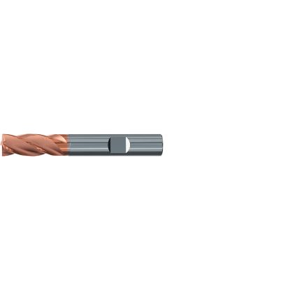 Picture of EMUGE 1999A.020 DIA 20MM SH 0.7874 LOC 0.7874 OAL 4.0945 End Mill Standard Flute Variable Helix Carbide TiAlN Single End Square Sharp TOP-Cut