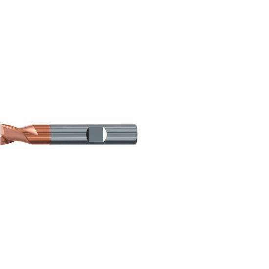 Picture of EMUGE 2511A.020 DIA 20MM SH 0.7874 LOC 1.5748 OAL 3.6220 End Mill Standard Flute Variable Helix Carbide TiAlN Single End Square Sharp TOP-Cut