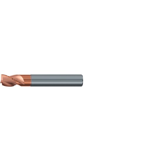 Picture of EMUGE 2516A.016 DIA 16MM SH 0.6299 LOC 0.6299 OAL 3.2283 End Mill Standard Flute Variable Helix Carbide TiAlN Single End Square Sharp TOP-Cut
