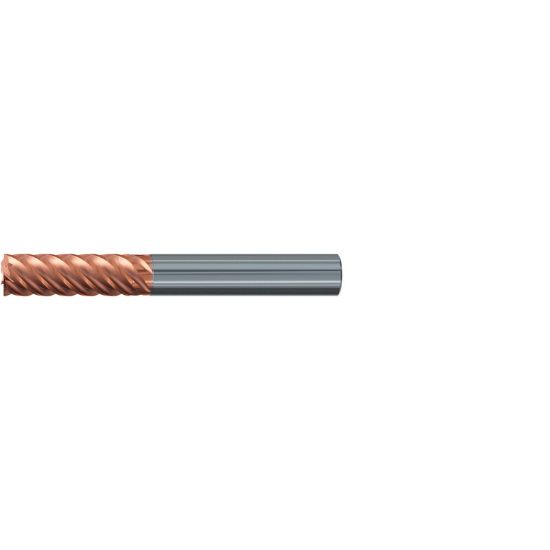 Picture of EMUGE 2524A.012 DIA 12MM SH 0.4724 LOC 1.4173 OAL 3.6614 End Mill Standard Flute Variable Helix Carbide TiAlN Single End Square Sharp TOP-Cut