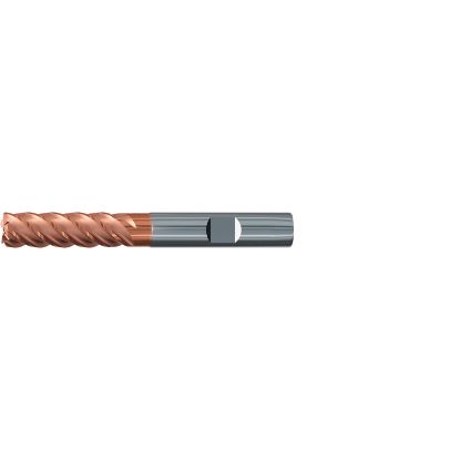 Picture of EMUGE 2527A.016 DIA 16MM SH 0.6299 LOC 1.8898 OAL 4.4094 End Mill Standard Flute Variable Helix Carbide TiAlN Single End Square Sharp TOP-Cut