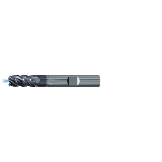 Picture of EMUGE 2615AZ.016 DIA 16MM SH 0.6299 LOC 1.2598 OAL 3.6220 End Mill Carbide TiAlN Single End Square0.0866 2.20MM Multi-Cut
