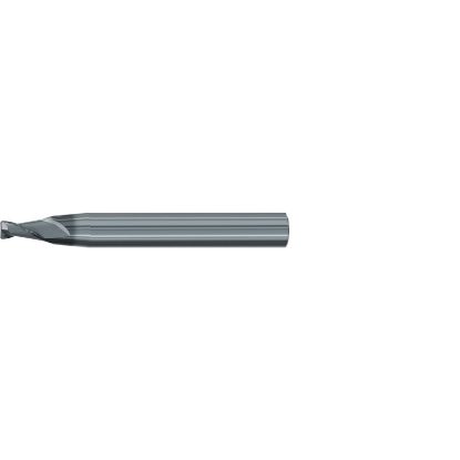 Picture of EMUGE 3444L.06005A DIA 5MM SH 0.3937 LOC 0.3937 OAL 3.5433 End Mill Taper Flute Carbide AlCrN Single End Corner Radius 0.0197 0.50MM Turbine Program