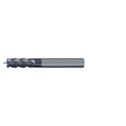Picture of EMUGE 2652AZ.016020 DIA 16MM SH 0.6299 LOC 1.2598 OAL 4.2520 End Mill Standard Flute Variable Helix Carbide TiAlN Single End Corner Radius 0.0787 2.00MM TiNox-Cut