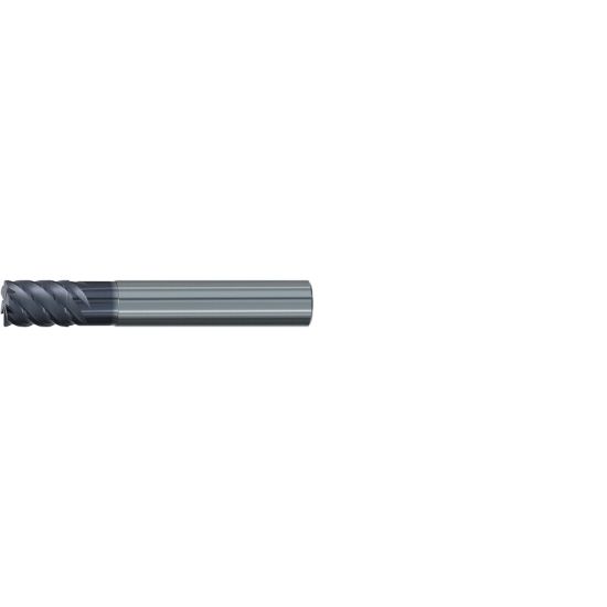 Picture of EMUGE 2813A.010 DIA 10MM SH 0.3937 LOC 0.5510 OAL 2.5984 End Mill Standard Flute High Helix Carbide TiAlN Single End Corner Radius 0.0197 0.50MM Hard-Cut