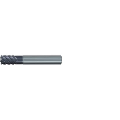 Picture of EMUGE 2813A.012 DIA 12MM SH 0.4724 LOC 0.6299 OAL 2.8740 End Mill Standard Flute High Helix Carbide TiAlN Single End Corner Radius 0.0394 1.00MM Hard-Cut