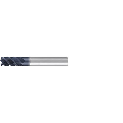 Picture of EMUGE 2815A.010 DIA 10MM SH 0.3937 LOC 0.8661 OAL 2.8346 End Mill Standard Flute High Helix Carbide TiAlN Single End Corner Radius 0.0394 1.00MM Jet-Cut