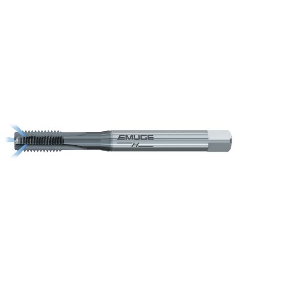 Picture of EMUGE B1069101.0080 Tap Mod Bottom M8-1.25MM 6H Metric DIN/DIN Coolant HSSE TiCN