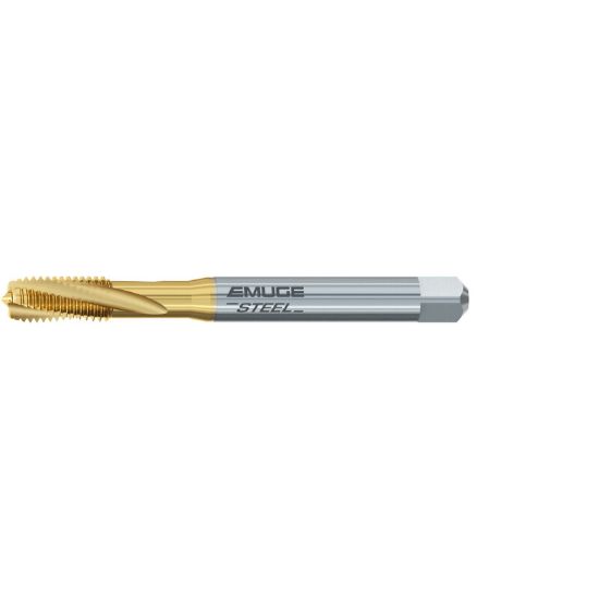 Picture of EMUGE BU451400.5045 Tap 3/8-24.00TPI Mod Bottom NF/UNF/UNEF DINSI 2.0P-3.0P Carbide HSSE TiN
