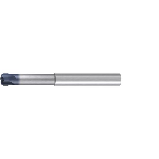 Picture of EMUGE 2832A.012 DIA 12MM SH 0.4724 LOC 0.2756 OAL 3.9370 End Mill Torus Standard Helix Carbide TiAlN Single End Corner Radius 0.1181 3.00MM Hard-Cut