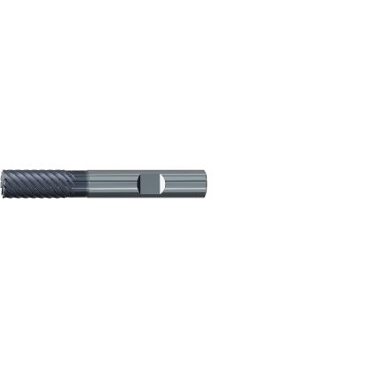 Picture of EMUGE 2886A.012 DIA 12MM SH 0.4724 LOC 1.0236 OAL 3.2677 End Mill Standard Flute Variable Helix Carbide TiAlN Single End 45.0° Chamfer Jet-Cut