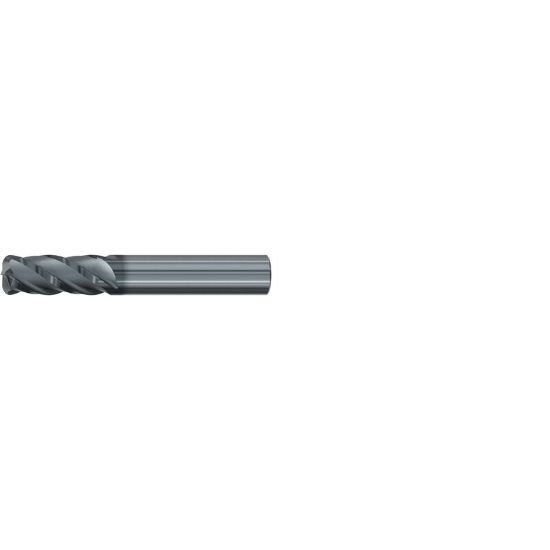 Picture of EMUGE 2998L.075030 DIA 3/4 SH 0.7500 LOC 1.50 OAL 4.00 End Mill Standard Flute Variable Helix Carbide AlCrN Single End Corner Radius 0.0300 0.76MM Top-CUT VAR