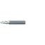 Picture of EMUGE 3441.04005A DIA 1MM SH 0.1181 LOC 0.7874 OAL 2.4409 End Mill Taper Flute Carbide Uncoated Single End Ball Nose Turbine Program