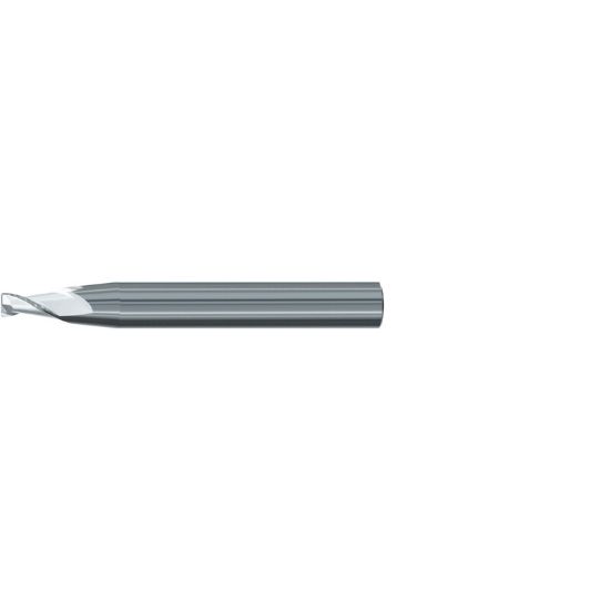 Picture of EMUGE 3445.08004A DIA 4MM SH 0.3937 LOC 0.3150 OAL 3.1496 End Mill Taper Flute Carbide Uncoated Single End Corner Radius 0.0157 0.40MM Turbine Program
