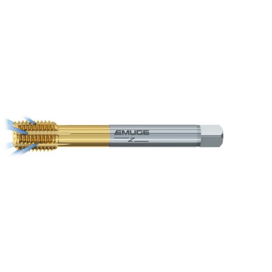 Picture of EMUGE CW10F000.5015 Tap 5/8-11.00TPI Mod Bottom NC/UNC DINSI 2.0P-3.0P Coolant HSS HSSE TiN