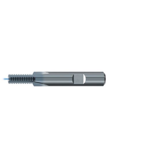 Picture of EMUGE GF333106.1052 Carbide Thread Mill M6 x 1.00MM 0.189 Cutter Diameter 0.488 LOC 2.440 OAL 3 Flute Carbide TICN