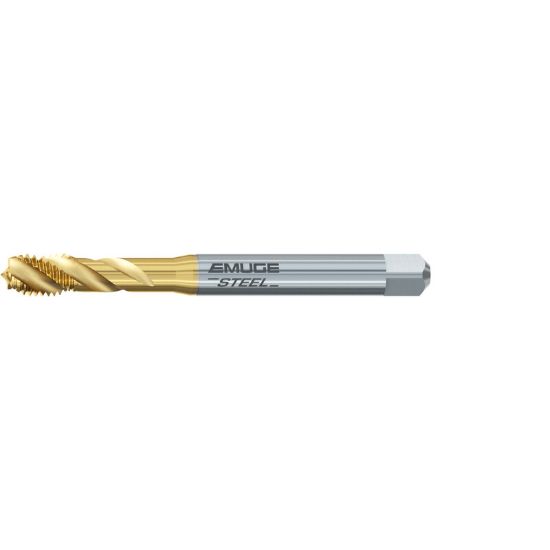 Picture of EMUGE B0501400.0277 Tap Mod Bottom M10-1.25MM 6H Metric DIN/DIN HSSE TiN