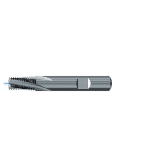 Picture of EMUGE GF175356.5769 Carbide Thread Mill 1"-2" x 11.50TPI 0.771 Cutter Diameter 0.771 LOC 2.165 OAL 5 Flute Carbide TICN