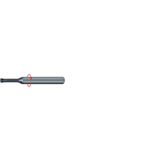 Picture of EMUGE GF26A729.5007 Carbide Thread Mill #10 x24.00TPI Carbide TiAlN-T46