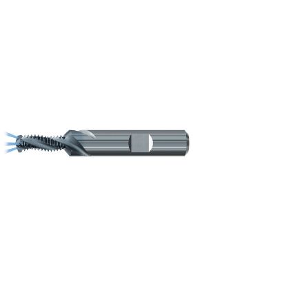Picture of EMUGE GF432256.0060 Carbide Thread Mill M6 x 1.00MM 0.189 Cutter Diameter 0.474 LOC 2.440 OAL 3 Flute Carbide TICN