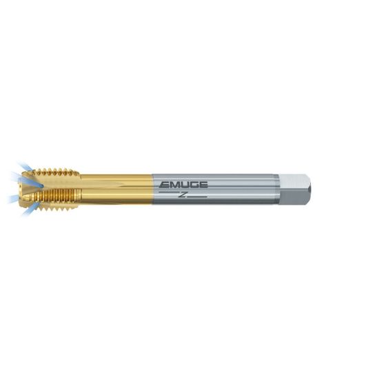 Picture of EMUGE C1088F01.0118 Tap Plug M18-2.50MM 6H Metric DIN/DIN Coolant HSSE-Powder Metal TiN