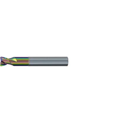Picture of EMUGE 1942R.0750 1942R.0750 DIA 3/4 SH 0.7500 LOC 0.5625 OAL 4.00 End Mill Torus Standard Helix Carbide CrN Single End Corner Radius 0.0781 1.98MM Alu-Cut