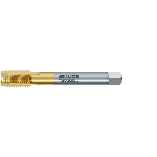 Picture of EMUGE CU208400.5056 Tap 1-1/2-12.00TPI Plug NF/UNF/UNEF DINSI 4P-5P Cobalt HSSE TiN