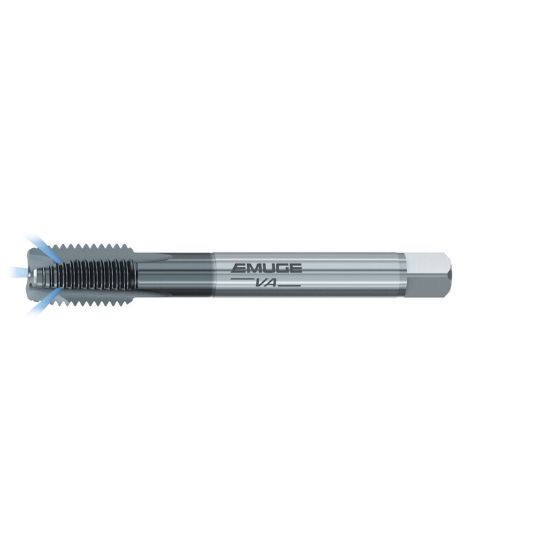 Picture of EMUGE CU089300.5017 Tap 7/8-9.00TPI Plug NC/UNC DINSI 4P-5P Coolant HSS HSSE TiCN