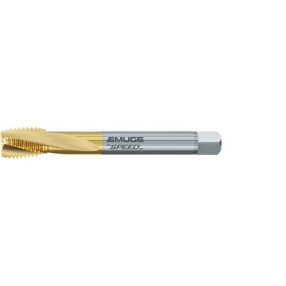 Picture of EMUGE CU263701.5049 Tap 5/8-18.00TPI Mod Bottom NF/UNF/UNEF DINSI 2.0P-3.0P Carbide HSSE TiN