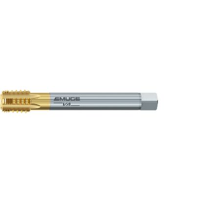 Picture of EMUGE CW193100.5784 Tap 1/4-18.00TPI Pipe NPT/NPTF/ANPT DINSI 2.0P-3.0P HSSE TiN