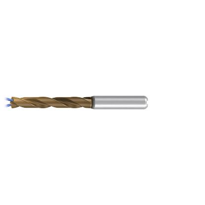 Picture of EMUGE TA214524.1400 Carbide Drill Coolant Thru Carbide 140° 0.551 Diameter 0.551 Shank 5.629 OAL 3.661 Flute 2 Flute AlCrN