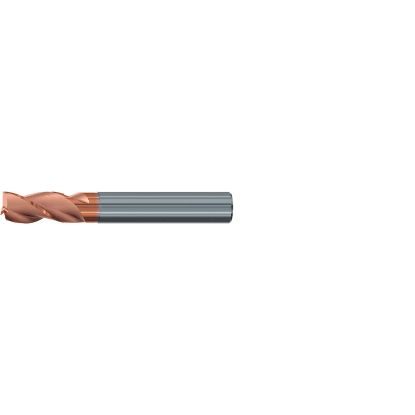 Picture of EMUGE 2518A.016 DIA 16MM SH 0.6299 LOC 1.0236 OAL 3.6220 End Mill Standard Flute Variable Helix Carbide TiAlN Single End Square Sharp TOP-Cut