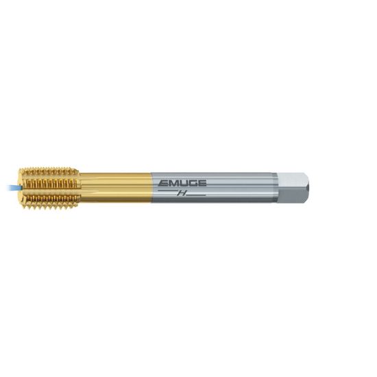 Picture of EMUGE C523W700.0127 Tap M27-3.00MM Mod Bottom Metric DIN/DIN 2.0P-3.0P Coolant HSSE-Powder Metal TiN