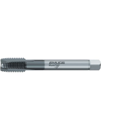 Picture of EMUGE CU499300.5018 Tap 1-8.00TPI Plug NC/UNC DINSI 4P-5P Carbide HSSE TiCN