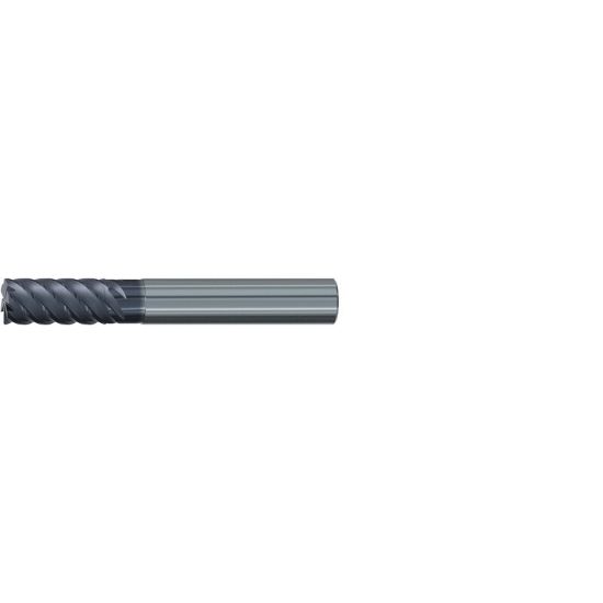 Picture of EMUGE 2817A.016 DIA 16MM SH 0.6299 LOC 1.2598 OAL 3.6220 End Mill Standard Flute High Helix Carbide TiAlN Single End Corner Radius 0.0394 1.00MM Hard-Cut