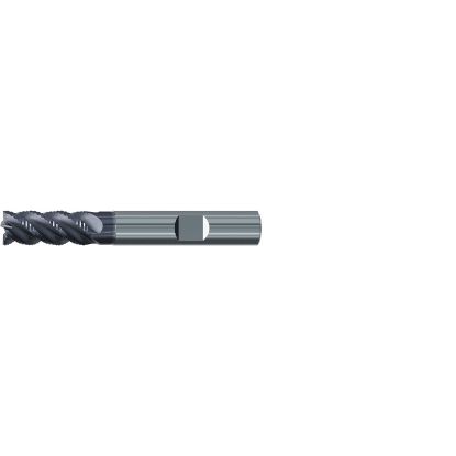 Picture of EMUGE 2873A.016 DIA 16MM SH 0.6299 LOC 1.2598 OAL 3.6220 End Mill Carbide TiAlN Single End Square Sharp Multi-Cut