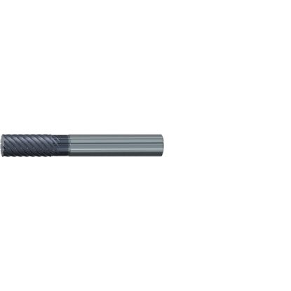 Picture of EMUGE 2887A.006 DIA 6MM SH 0.2362 LOC 0.5118 OAL 2.2441 End Mill Standard Flute Standard Helix Carbide TiAlN Single End Square Sharp Jet-Cut