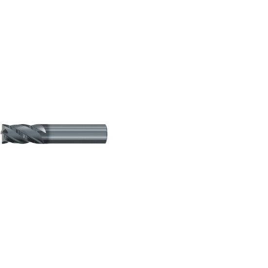 Picture of EMUGE 2992L.0750 DIA 3/4 SH 0.7500 LOC 1.00 OAL 3.00 End Mill Standard Flute Variable Helix Carbide AlCrN Single End Square Sharp Top-CUT VAR