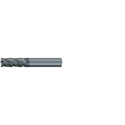 Picture of EMUGE 2994L.1000 DIA 1 SH 1.00 LOC 1.50 OAL 4.00 End Mill Standard Flute Variable Helix Carbide AlCrN Single End Square Sharp Top-CUT VAR