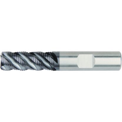 Picture of HANITA/WIDIA 4M0R10004BT DIA 3/8 SH 0.3750 LOC 0.8750 OAL 2.50 End Mill Carbide AlTiN Single End Corner Radius 0.0300 0.76MM WIDIA Series Mills