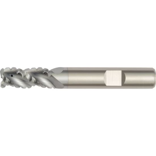 Picture of HANITA/WIDIA 49G910004CW DIA 10MM SH 0.3937 LOC 0.8661 OAL 2.8346 End Mill Standard Flute High Helix Carbide TiCN Single End Corner Radius 0.0197 0.50MM WIDIA Series Mills