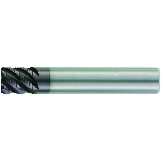 Picture of HANITA/WIDIA 4U50E0700R2BT DIA 1/4 SH 0.2500 LOC 0.3750 OAL 2.50 End Mill Carbide AlTiN Single End Corner Radius 0.0300 0.76MM WIDIA Series Mills
