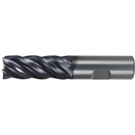Picture of HANITA/WIDIA 577716006MW DIA 16MM SH 2.00 LOC 1.2598 OAL 3.6220 End Mill Standard Flute Variable Helix Carbide AlTiN Single End Corner Radius 0.0295 0.75MM VariMill II