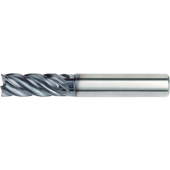Picture of HANITA/WIDIA 57NC20027W DIA 20MM SH 0.7874 LOC 1.4961 OAL 4.5276 End Mill Standard Flute Variable Helix Carbide AlTiN Single End Corner Radius 0.0197 0.50MM VariMill II