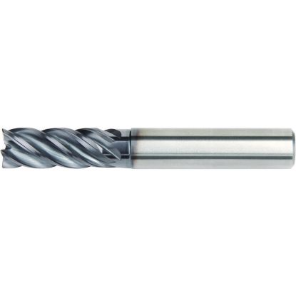 Picture of HANITA/WIDIA 57NC16076T DIA 16MM SH 0.6299 LOC 1.2598 OAL 3.9370 End Mill Standard Flute Variable Helix Carbide AlTiN Single End Corner Radius 0.1181 3.00MM VariMill II