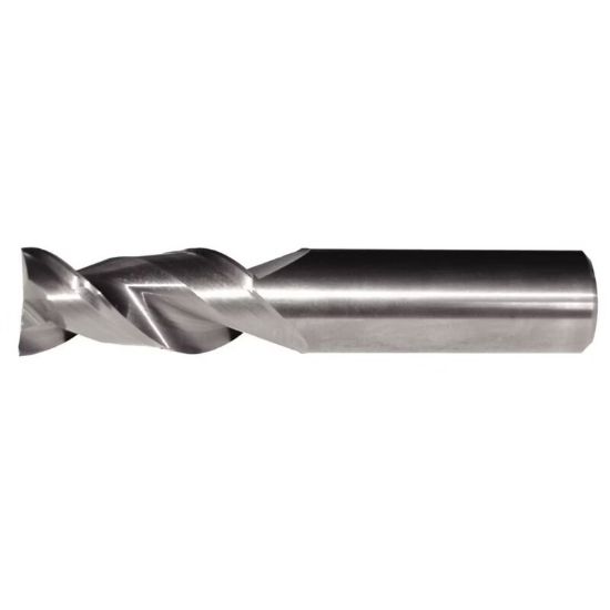 Picture of HANITA/WIDIA 5A0219007B DIA 3/4 SH 0.7500 LOC 1.50 OAL 4.00 End Mill Standard Flute High Helix Carbide Uncoated Single End Corner Radius 0.0300 0.76MM AluSurf