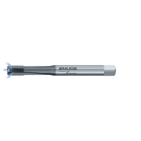 Picture of EMUGE BU219401.5011 Tap 3/8-16.00TPI Mod Bottom NC/UNC DINSI 2.0P-3.0P Coolant Carbide HSSE TiCN